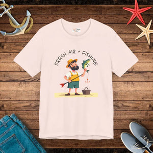 Fresh Air Fishing Unisex Jersey Tee - Comfort Style - Dipaliz - T-shirts