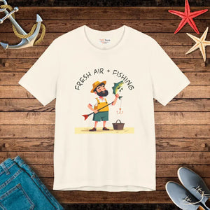 Fresh Air Fishing Unisex Jersey Tee - Comfort Style - Dipaliz - T-shirts