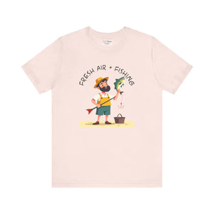 Fresh Air Fishing Unisex Jersey - Soft Cotton Tee - Dipaliz - T-shirts