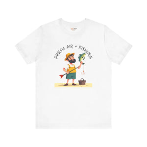 Fresh Air Fishing Unisex Jersey - Soft Cotton Tee - Dipaliz - T-shirts