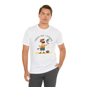 Fresh Air Fishing Unisex Jersey - Soft Cotton Tee - Dipaliz - T-shirts
