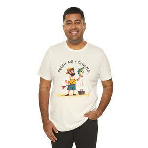 Fresh Air Fishing Unisex Jersey - Soft Cotton Tee - Dipaliz - T-shirts
