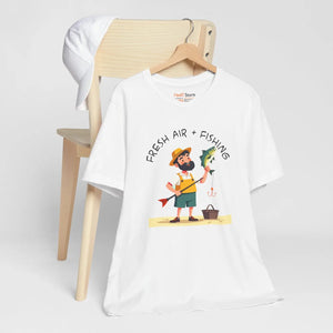 Fresh Air Fishing Unisex Jersey - Soft Cotton Tee - Dipaliz - T-shirts