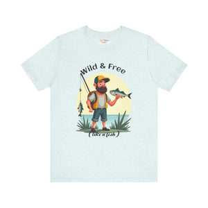 Wild and Free Fisherman Short Sleeve Tee - Dipaliz - T-shirts - s
