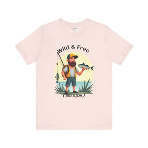 Wild and Free Fisherman Short Sleeve Tee - Dipaliz - T-shirts - s