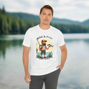 Wild and Free Fisherman Short Sleeve Tee - Dipaliz - T-shirts - s