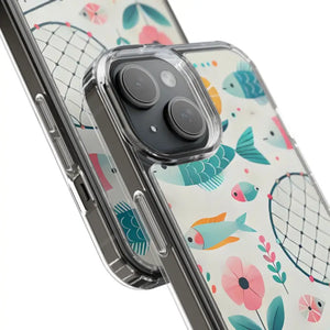 Wave Fishing Clear Phone Case - Stylish Protection - Dipaliz - Mobile Cases