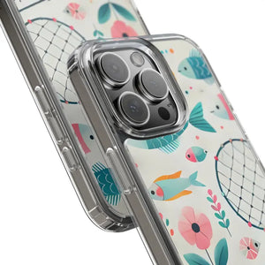 Wave Fishing Clear Phone Case - Stylish Protection - Dipaliz - Mobile Cases