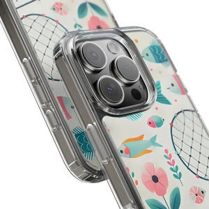 Wave Fishing Clear Phone Case - Stylish Protection - Dipaliz - Mobile Cases