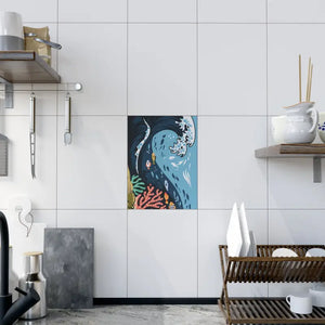 Ceramic Photo Tile Magic - Serene Aquatic Vibe Decor - Dipaliz - Wall Tiles