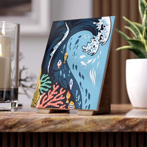 Ceramic Photo Tile Magic - Serene Aquatic Vibe Decor - Dipaliz - Wall Tiles