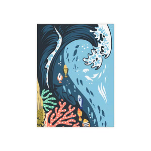 Ceramic Photo Tile Magic - Serene Aquatic Vibe Decor - Dipaliz - Wall Tiles