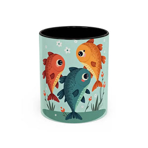 Colorful Fish Mugs - Vibrant Artwork Glossy Finish - Dipaliz