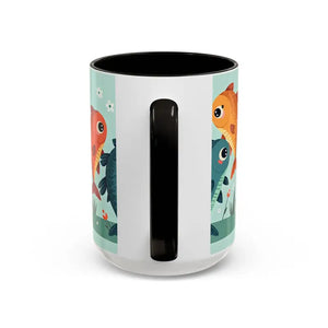 Colorful Fish Mugs - Vibrant Artwork Glossy Finish - Dipaliz