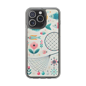 Wave Fishing Clear Phone Case - Durable Plastic - Dipaliz - Mobile Cases