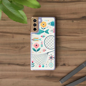 Wave Fishing Clear Phone Case - Durable Plastic - Dipaliz - Mobile Cases