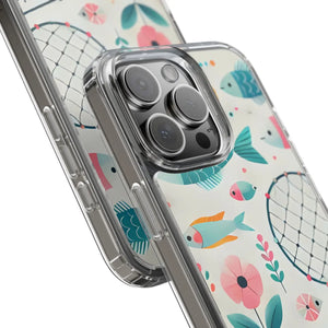 Wave Fishing Clear Phone Case - Durable Plastic - Dipaliz - Mobile Cases