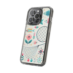 Wave Fishing Clear Phone Case - Durable Plastic - Dipaliz - Mobile Cases