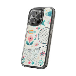 Wave Fishing Clear Phone Case - Durable Plastic - Dipaliz - Mobile Cases