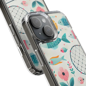 Wave Fishing Clear Phone Case - Durable Plastic - Dipaliz - Mobile Cases