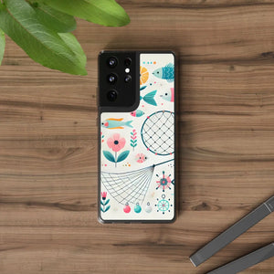 Wave Fishing Clear Phone Case - Durable Plastic - Dipaliz - Mobile Cases