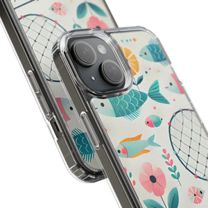 Wave Fishing Clear Phone Case - Durable Plastic - Dipaliz - Mobile Cases