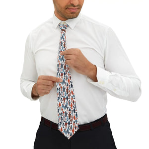 Vibrant Color Prints Ties - Silky Smooth Finish - Dipaliz - Neckties