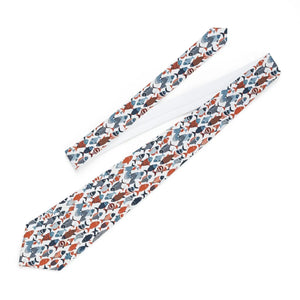 Vibrant Color Prints Ties - Silky Smooth Finish - Dipaliz - Neckties