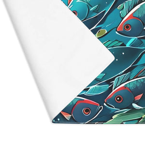 Fishes Placemat – Cotton Cloth Table Decor - Dipaliz - Placemats
