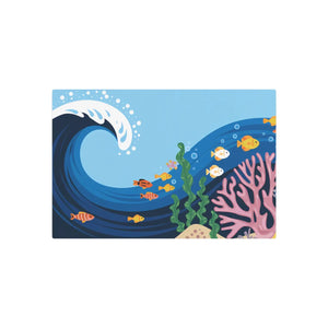 Vintage Fishes Swimming – Matte Metal Art - Dipaliz - Novelty Signs