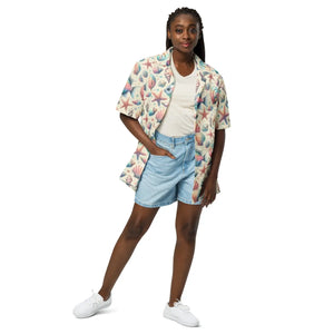 Marine Unisex Button Shirt - Eco Summer Style - Dipaliz - Shirts