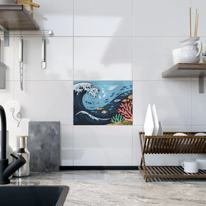 Ceramic Photo Tile – Serene Aquatic Vibe - Dipaliz - Wall Tiles