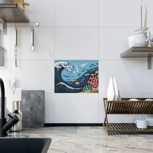 Ceramic Photo Tile – Serene Aquatic Vibe - Dipaliz - Wall Tiles