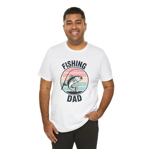 Fishing Dad Short Sleeve Tee - Adventure Comfort Style - Dipaliz - T-shirts