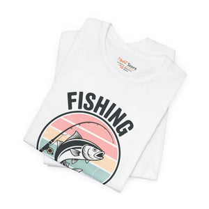 Fishing Dad Short Sleeve Tee - Adventure Comfort Style - Dipaliz - T-shirts