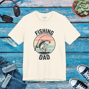 Fishing Dad Short Sleeve Tee - Adventure Comfort Style - Dipaliz - T-shirts