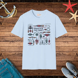 Unisex Softstyle Fishing Knots T-shirt - Ultra Soft Comfort - Dipaliz - Light Blue / s - T-shirts