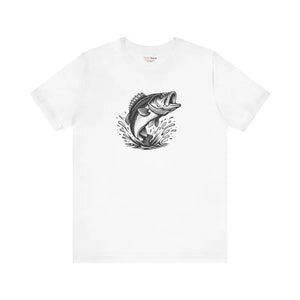 Premium Bass Fishing Shirt - Outdoor Adventure Apparel - Dipaliz - White / Xs - T-shirts