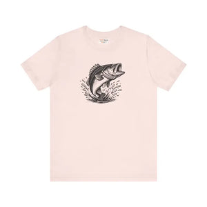 Premium Bass Fishing Shirt - Outdoor Adventure Apparel - Dipaliz - Soft Pink / Xs - T-shirts