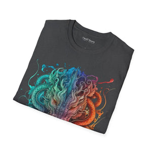 Flame and Fury Dragon Softstyle t Shirt Eco-friendly - Dipaliz - T-shirts