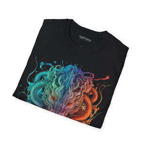 Flame and Fury Dragon Softstyle t Shirt Eco-friendly - Dipaliz - T-shirts
