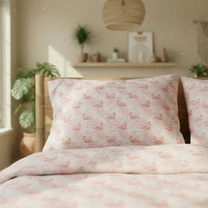 Flamingo Duvet Cover – Cotton Bed Set - Dipaliz - Bedding Sets