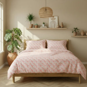 Flamingo Duvet Cover – Cotton Bed Set - Dipaliz - Bedding Sets
