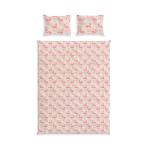Flamingo Duvet Cover – Cotton Bed Set - Dipaliz - Bedding Sets