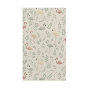 Premium Flamingo Hand Towel - Tropical Kitchen Decor - Dipaliz - White Base / 28’’ × 16’’ - Towels