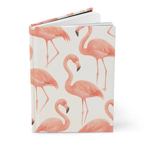 Vibrant Flamingo Hardcover Journal - Tropical Pink Decor - Dipaliz - Notebooks & Notepads