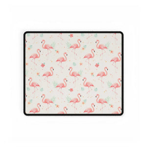 Flamingo Pattern Desk Mat, Tropical Pink Pad for Home Office & Gaming - Mouse Pads