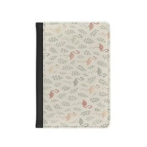 Unique Passport Wallet - Premium Flamingo Pattern - Dipaliz - 3.9’’ x 5.8’’ / Black - Travel Wallets