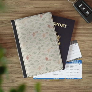 Unique Flamingo Passport Wallet - Faux Leather - Dipaliz - Travel Wallets