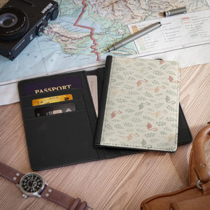 Unique Flamingo Passport Wallet - Faux Leather - Dipaliz - Travel Wallets